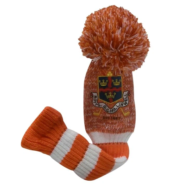 Knitted Pom Pom Golf Wood Head Covers