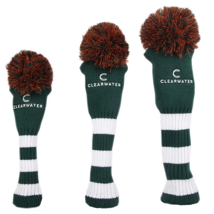 Golf Wood Headcover Woolen Set